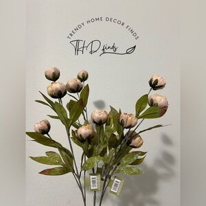 Tan Peony Stem by Ashland Set of 3- Michael’s Viral Floral Stem